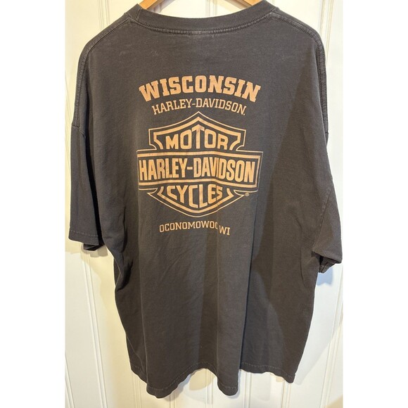 Harley Davidson HD Mens Bravado Cotton T-Shirt RN #W 55774 Motorcycles - Picture 5 of 10